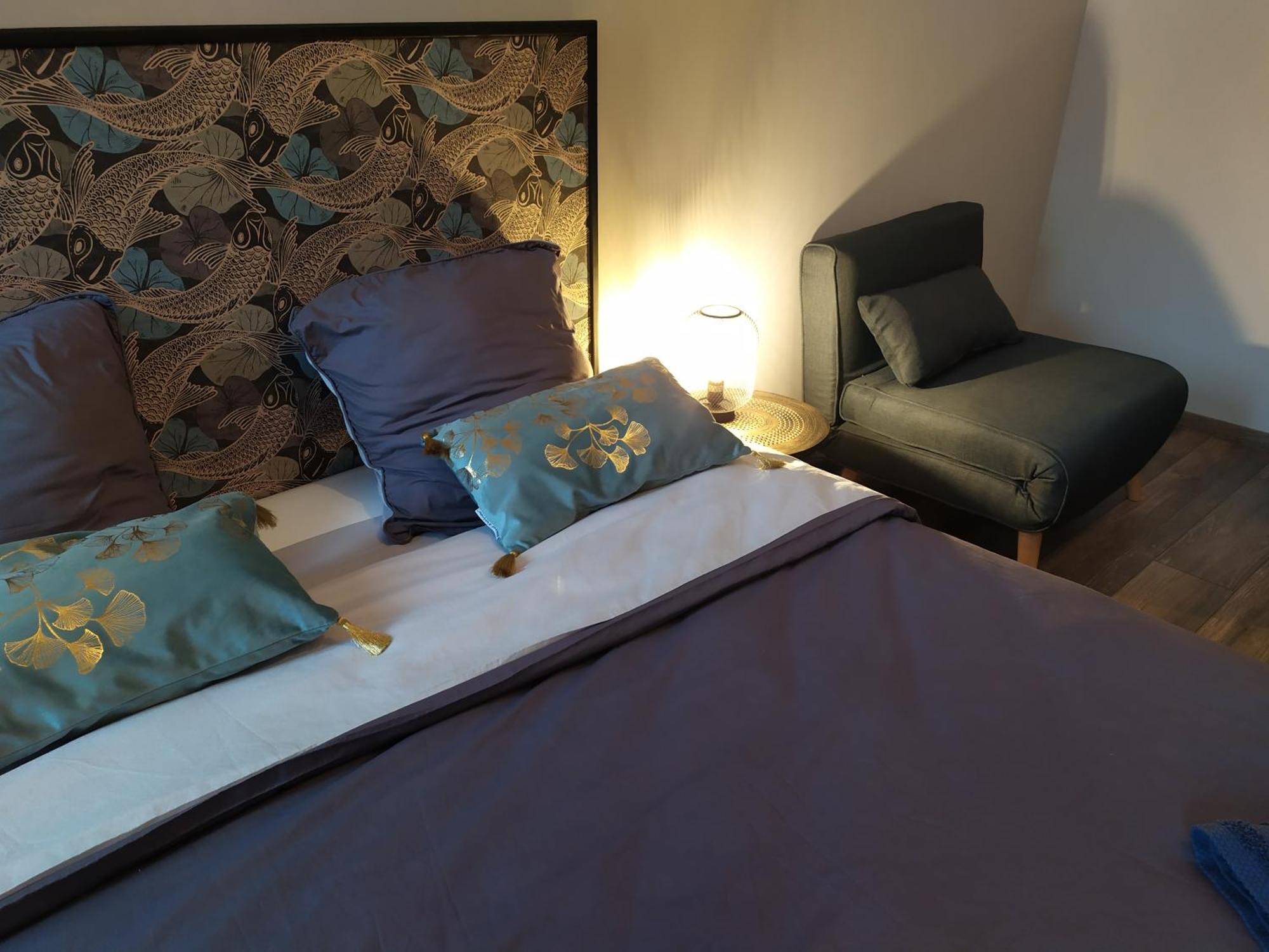 Chambres D'Hotes "Au Pied De La Bealiere" Montpezat-sous-Bauzon 객실 사진